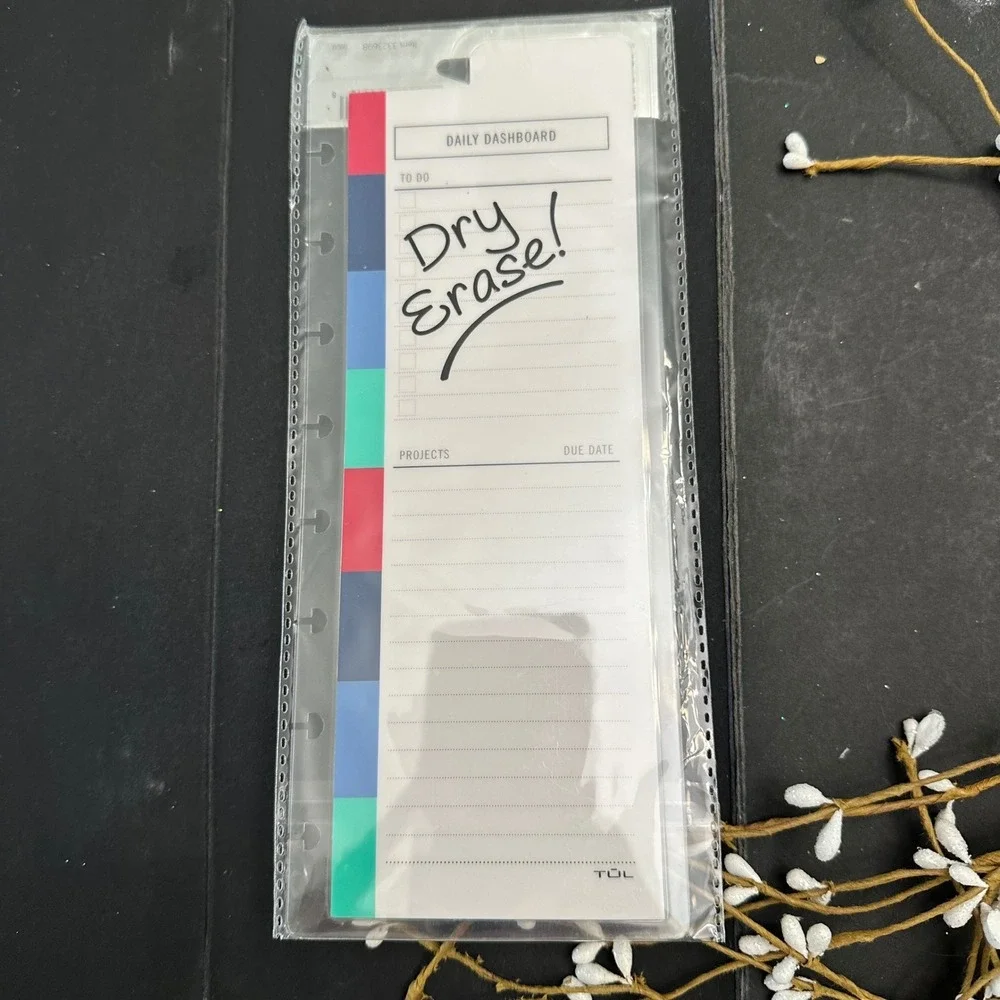 TUL Custom Note-Taking System Accessories - Pouch and Daily Dashboard New